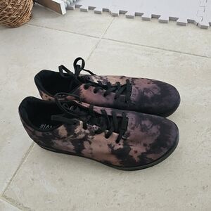 Nobull Canvas Trainers. Black Bleach Dye NWOT